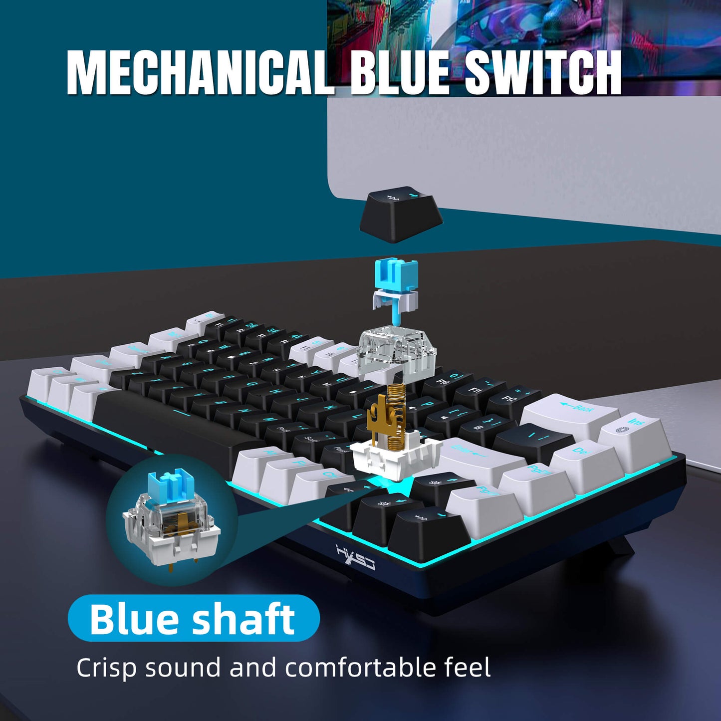 68 key mechanical keyboard
