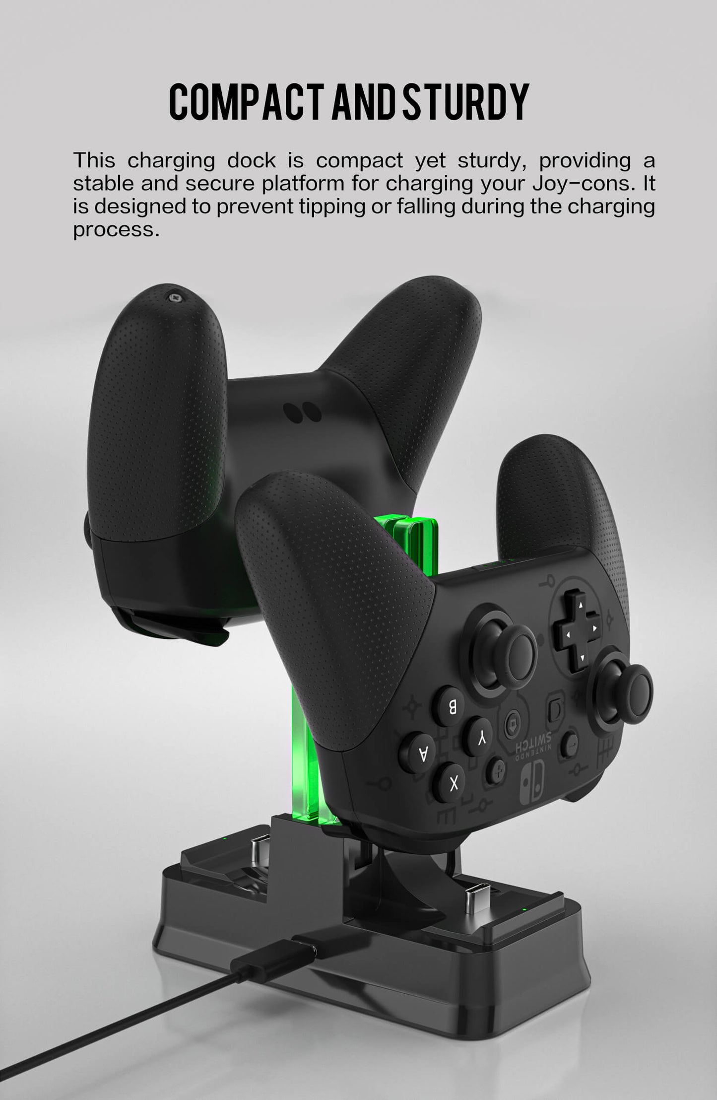 nintendo switch pro controller charger dock