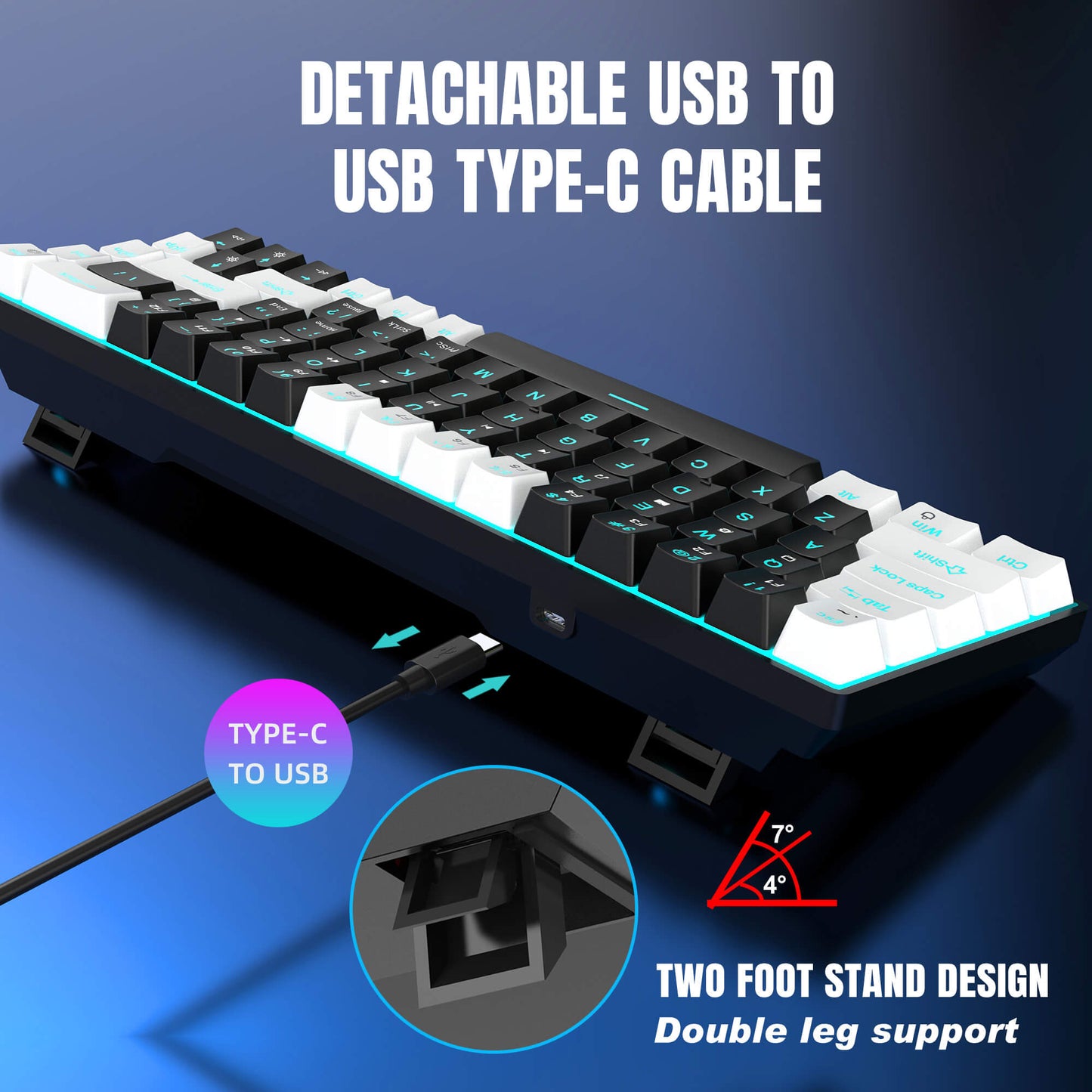 Mechanical keyboard wired