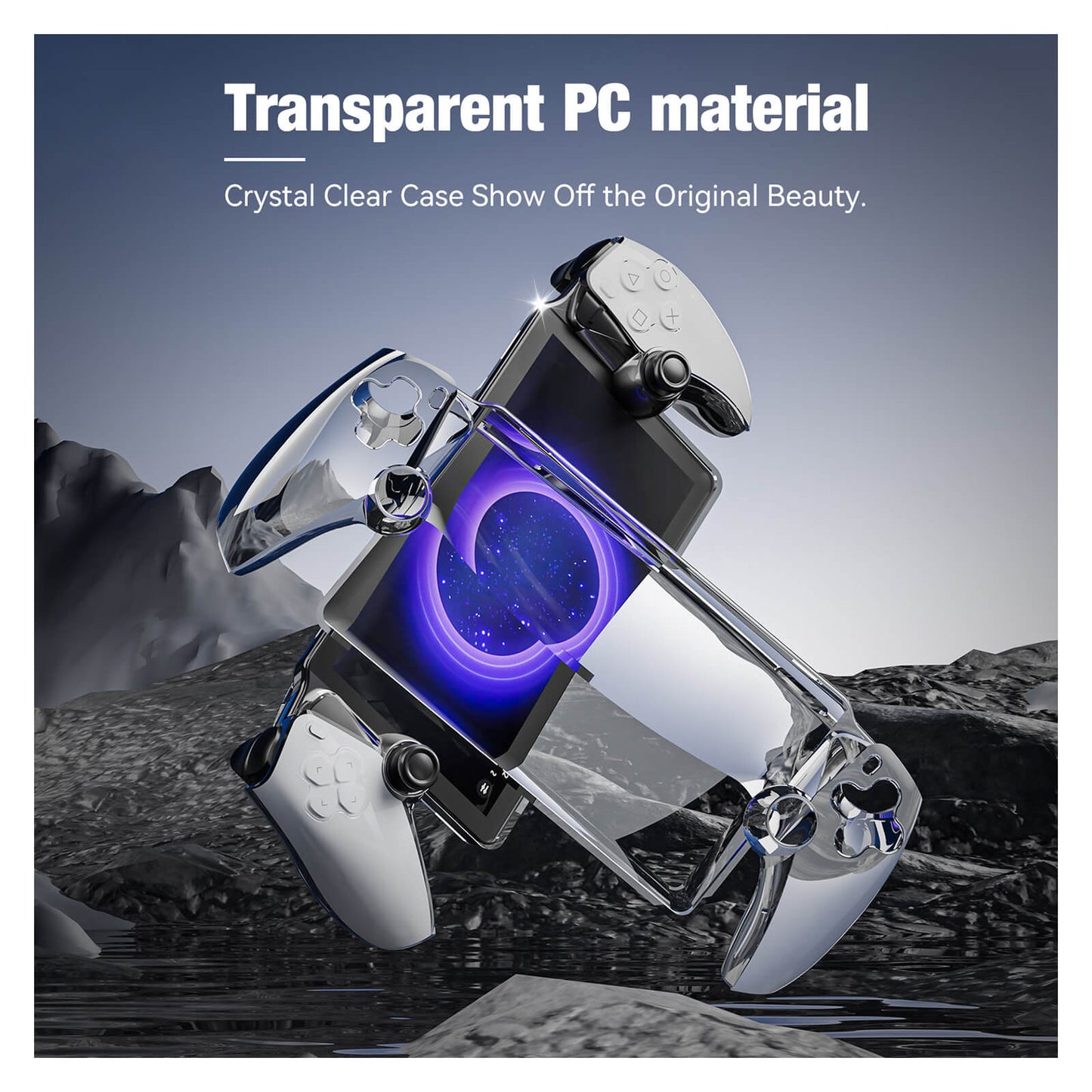 Playstation Portal Remote Player Protective Case Clear