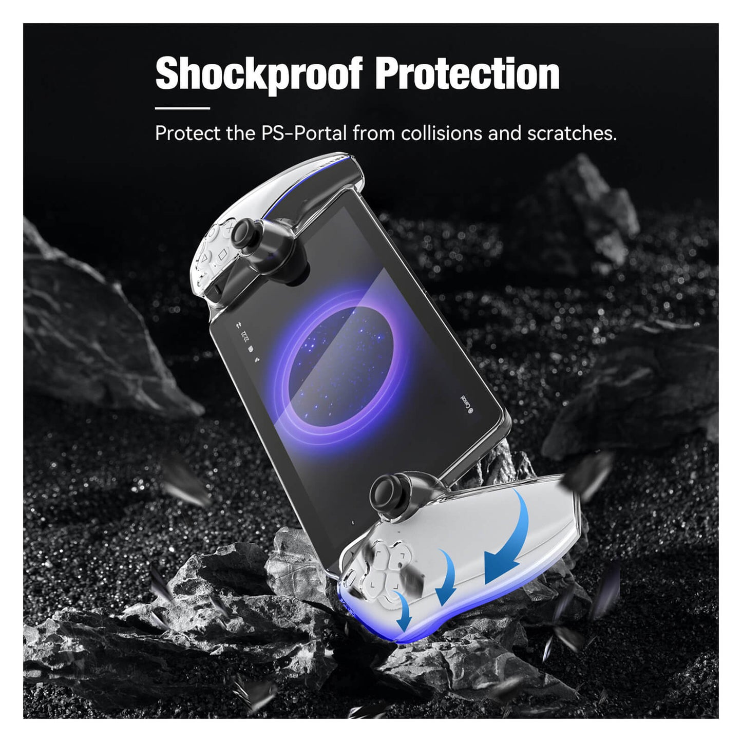 Playstation Portal Remote Player Protective Case Clear