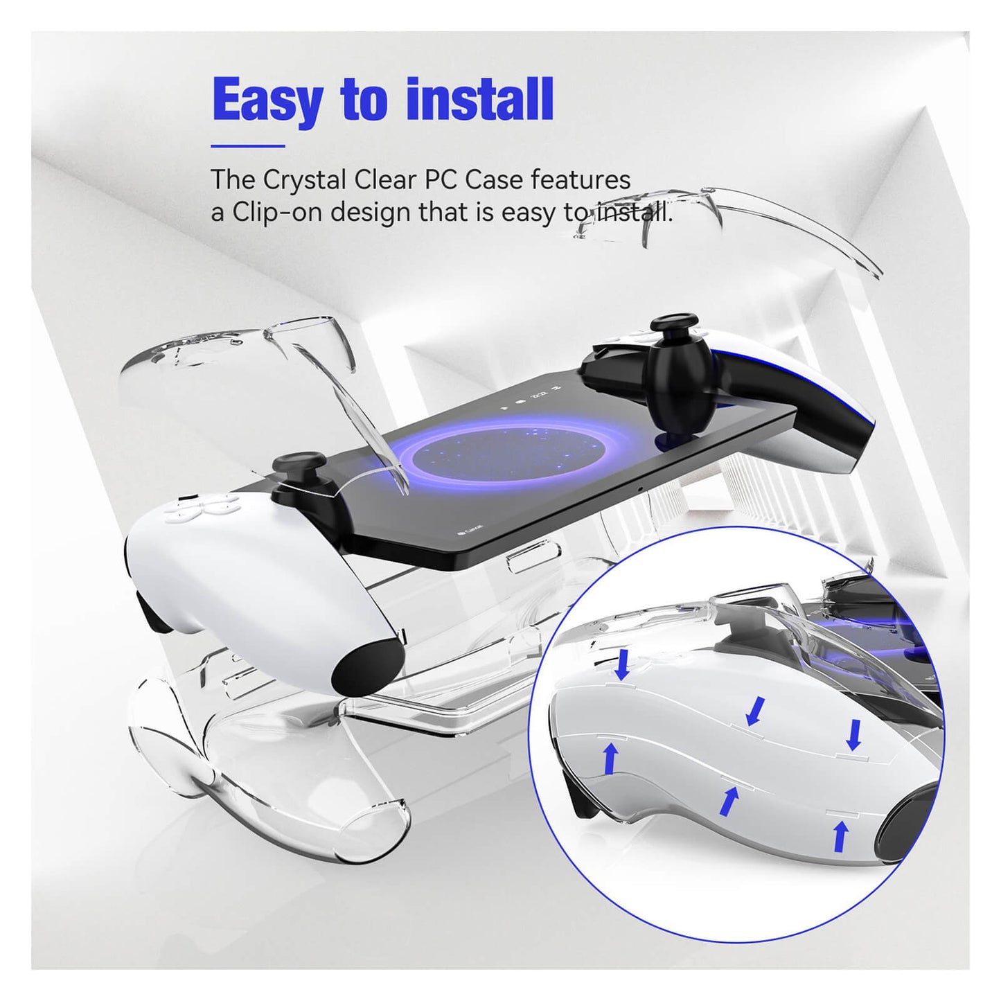 Playstation Portal Remote Player Protective Case Clear