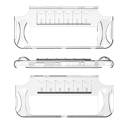 HEATFUN Switch OLED Case, Switch OLED Protective Cover with 6 Game Card Slots, Switch OLED Hard Shell Grip Case