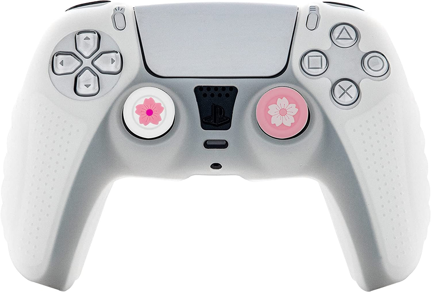 PS5 Controller Skin, PS5 Silicone Controller Case, Playstation 5 Controller Silicone Cover with 2 Thumb Grip Caps