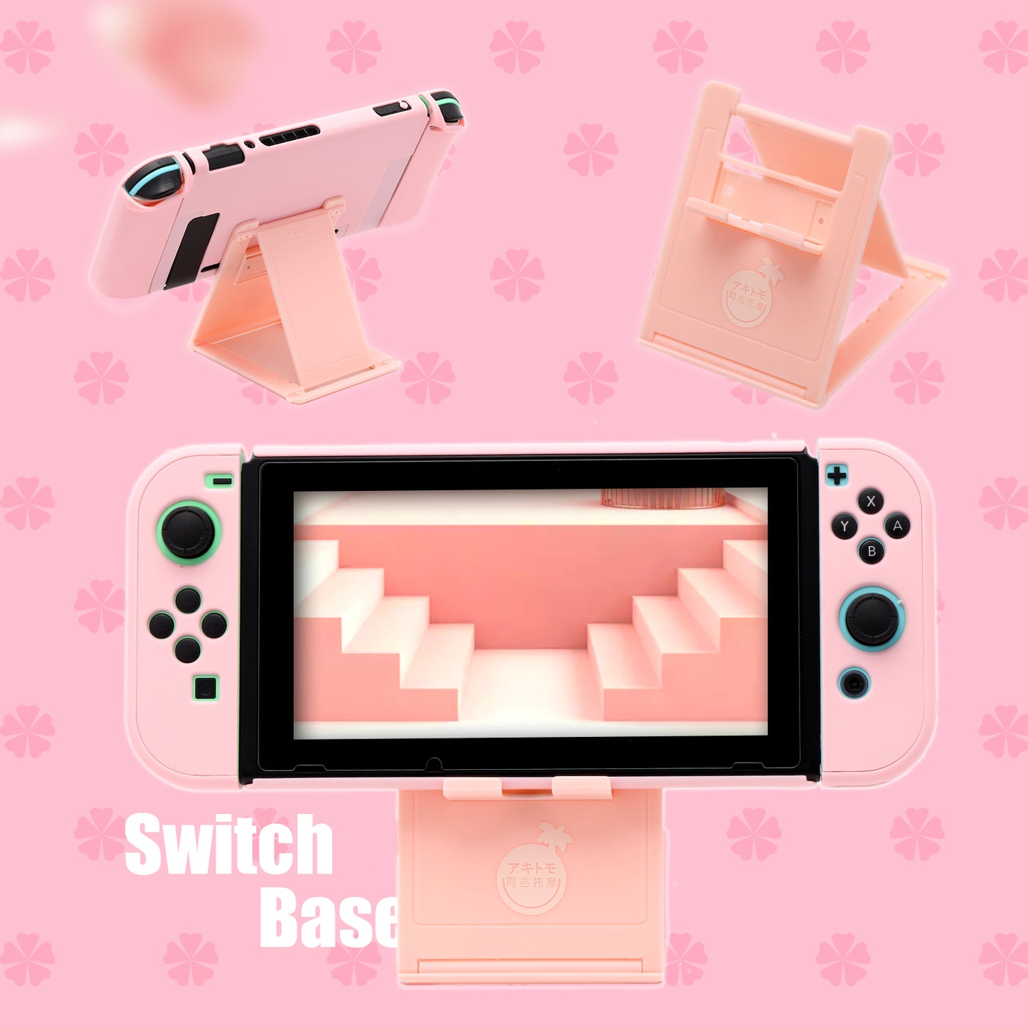 nintendo switch stand pink