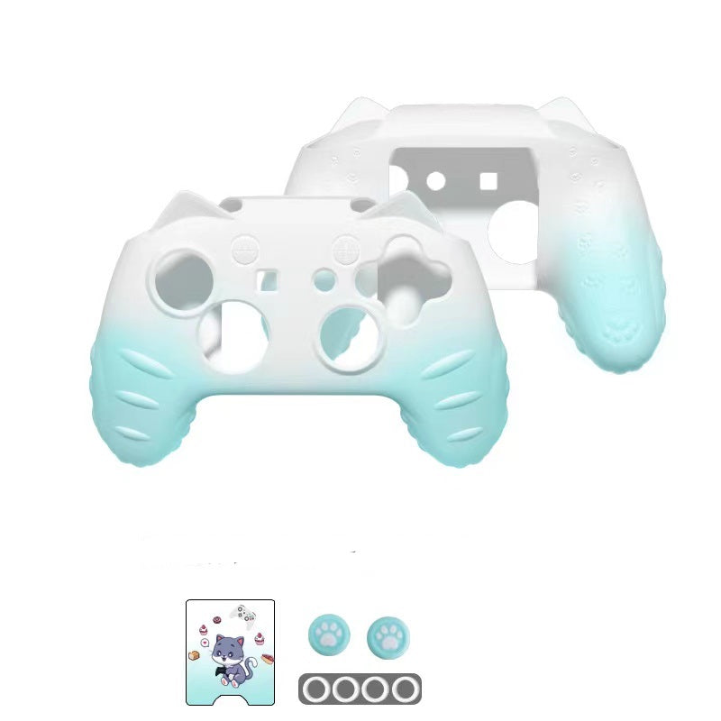 Nintendo Switch Pro Controller Skin Cat with Switch Pro Controller Joystick Caps and Sticker