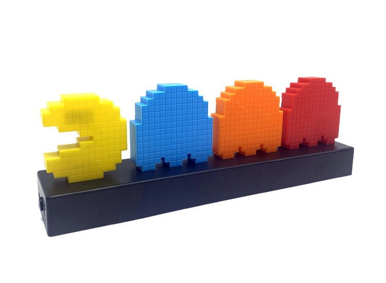 Pixel Pac-Man Night Light, Voice-controlled Light, With Rhythm-sync Color Changing Function