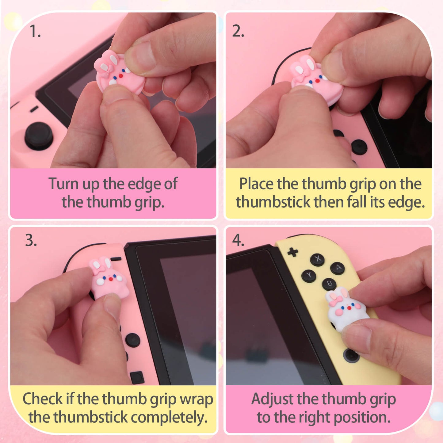 Nintendo Switch Thumb Grips - Rabbit