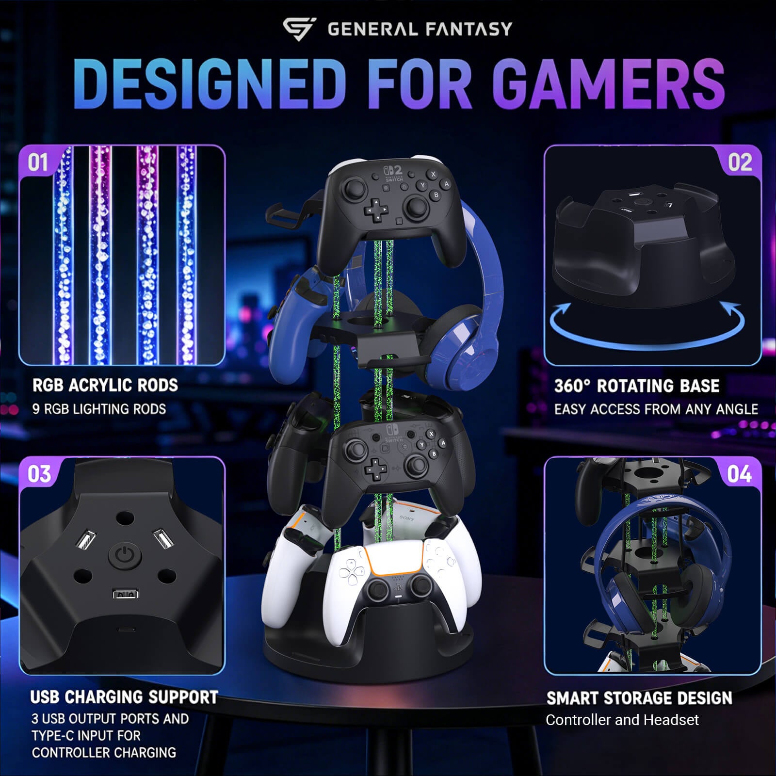 gaming desk accessories