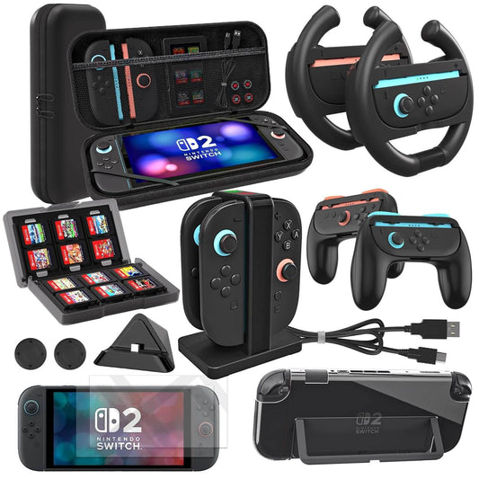 Everything Your Switch 2 Needs — 14-in-1 Travel Bundle