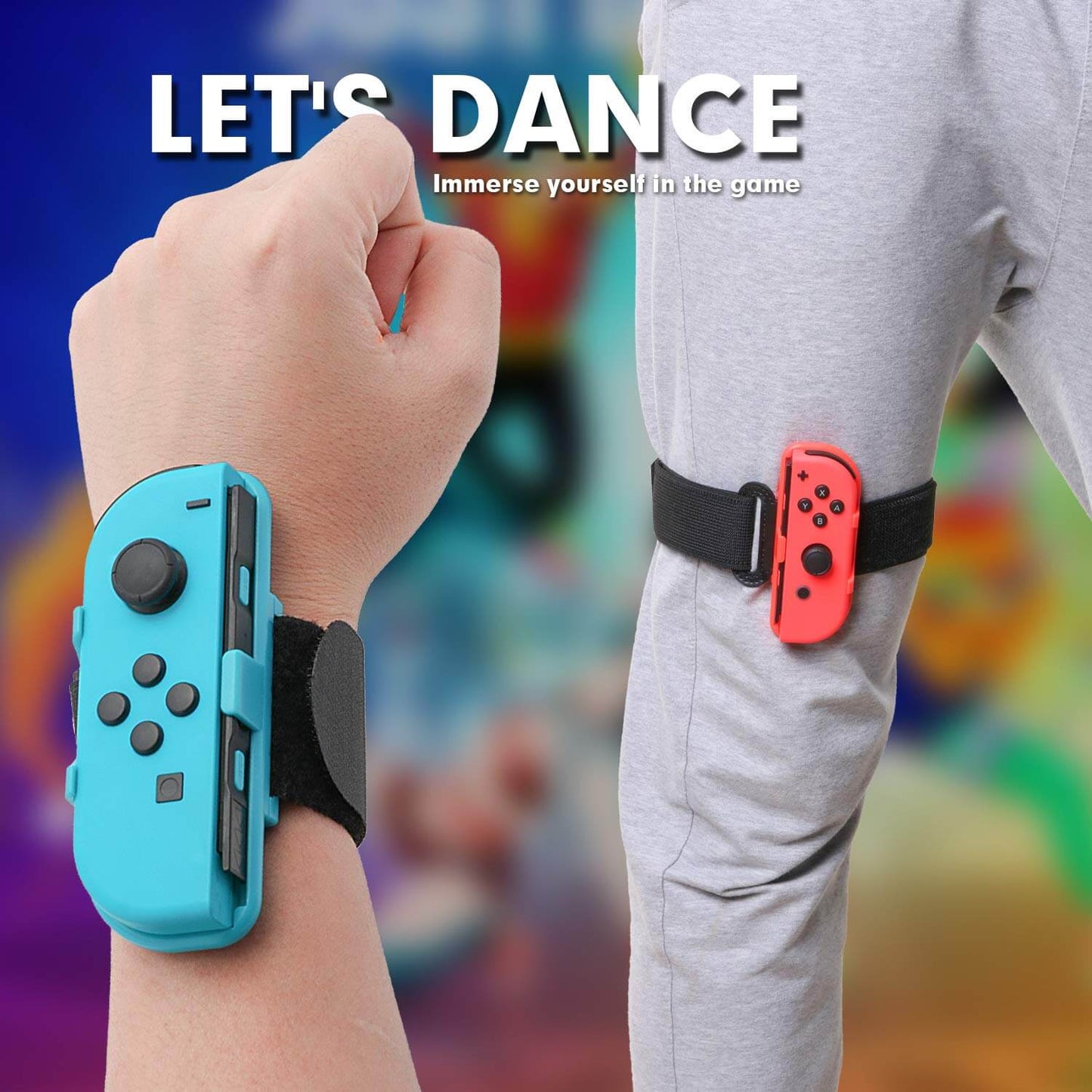 Leg Strap for Nintendo Switch Ring Fit Adventure and Nintendo Switch Sports (hand and foot)