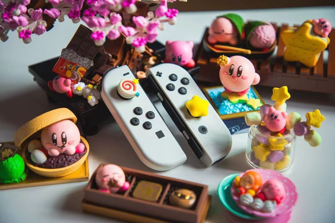 cute kirby switch button caps