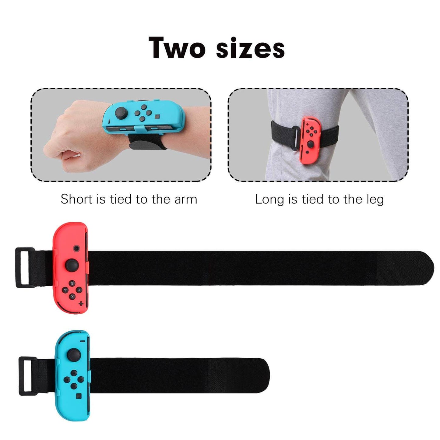 Leg Strap for Nintendo Switch Ring Fit Adventure and Nintendo Switch Sports (hand and foot)