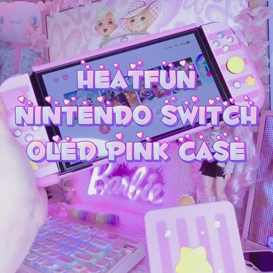 nintendo switch oled pink accessories