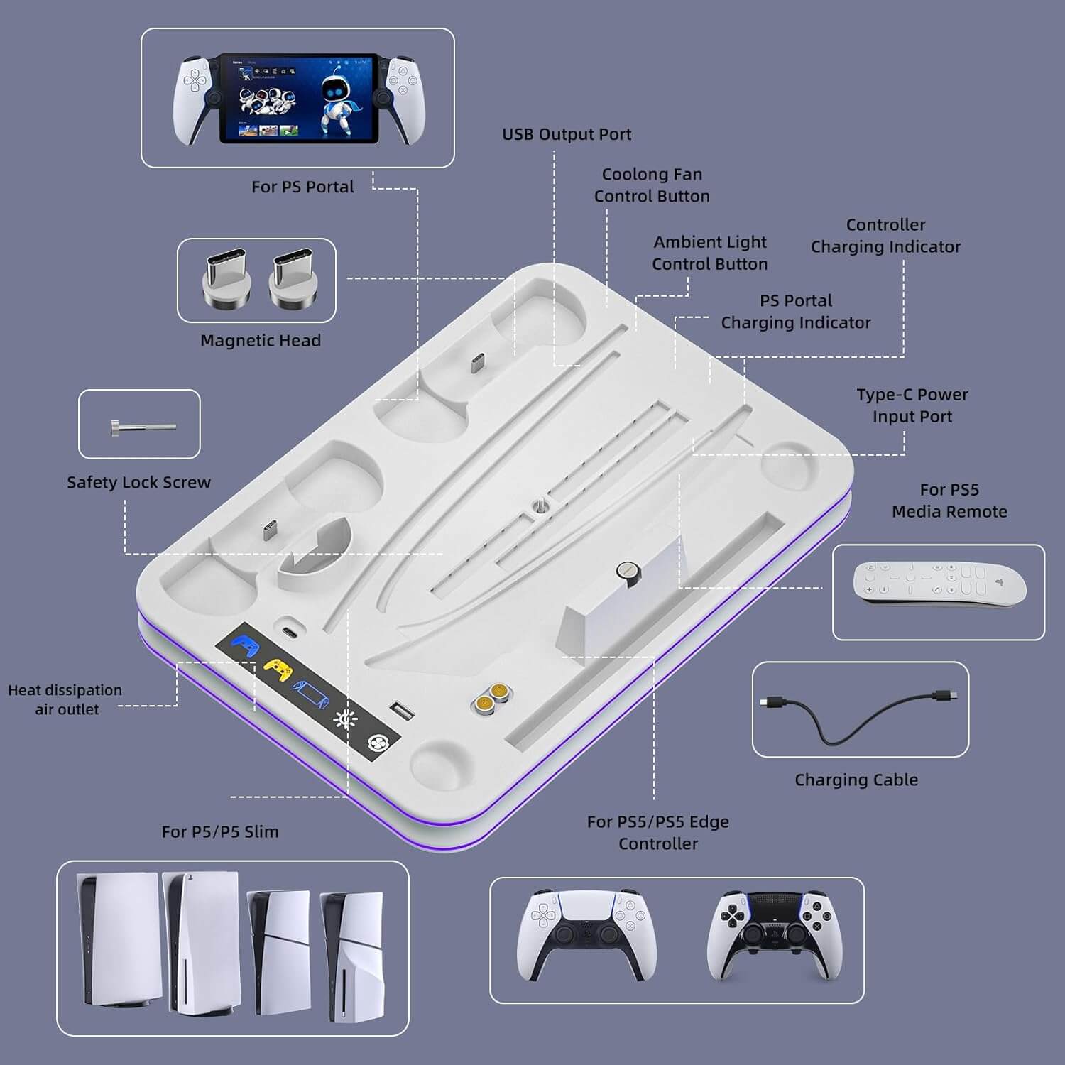 PS5 Holder Stand