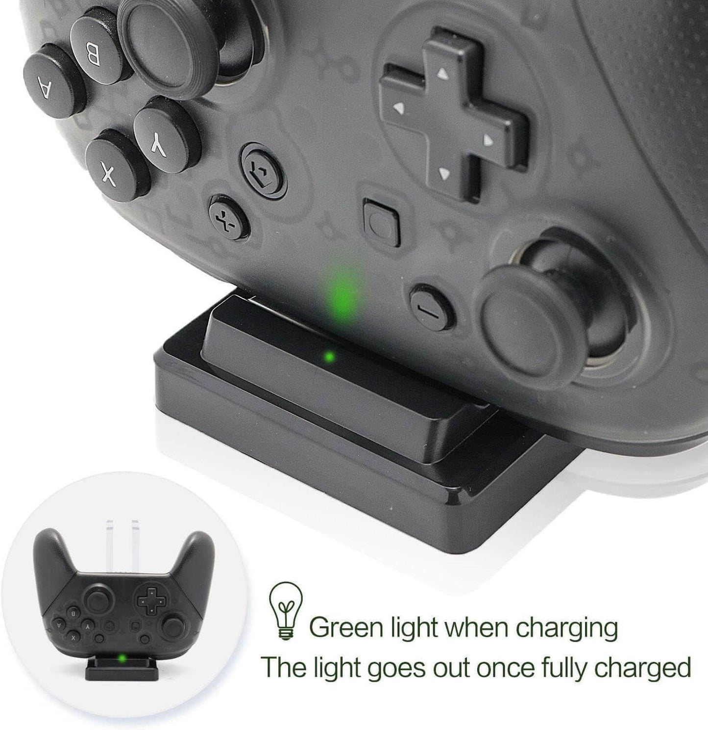 Controller Charger Dock for Nintendo Switch, 6 in 1 Charging Station for Nintendo Switch Joy-Con Controllers and Pro Controllers Black