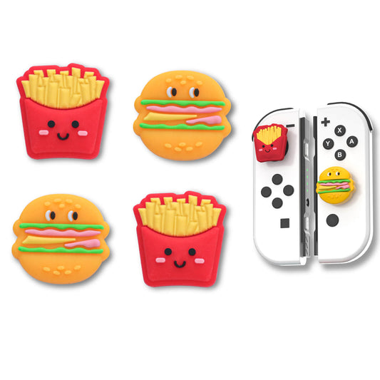 Nintendo Switch Thumb Grips Cute - Burger and French Fries