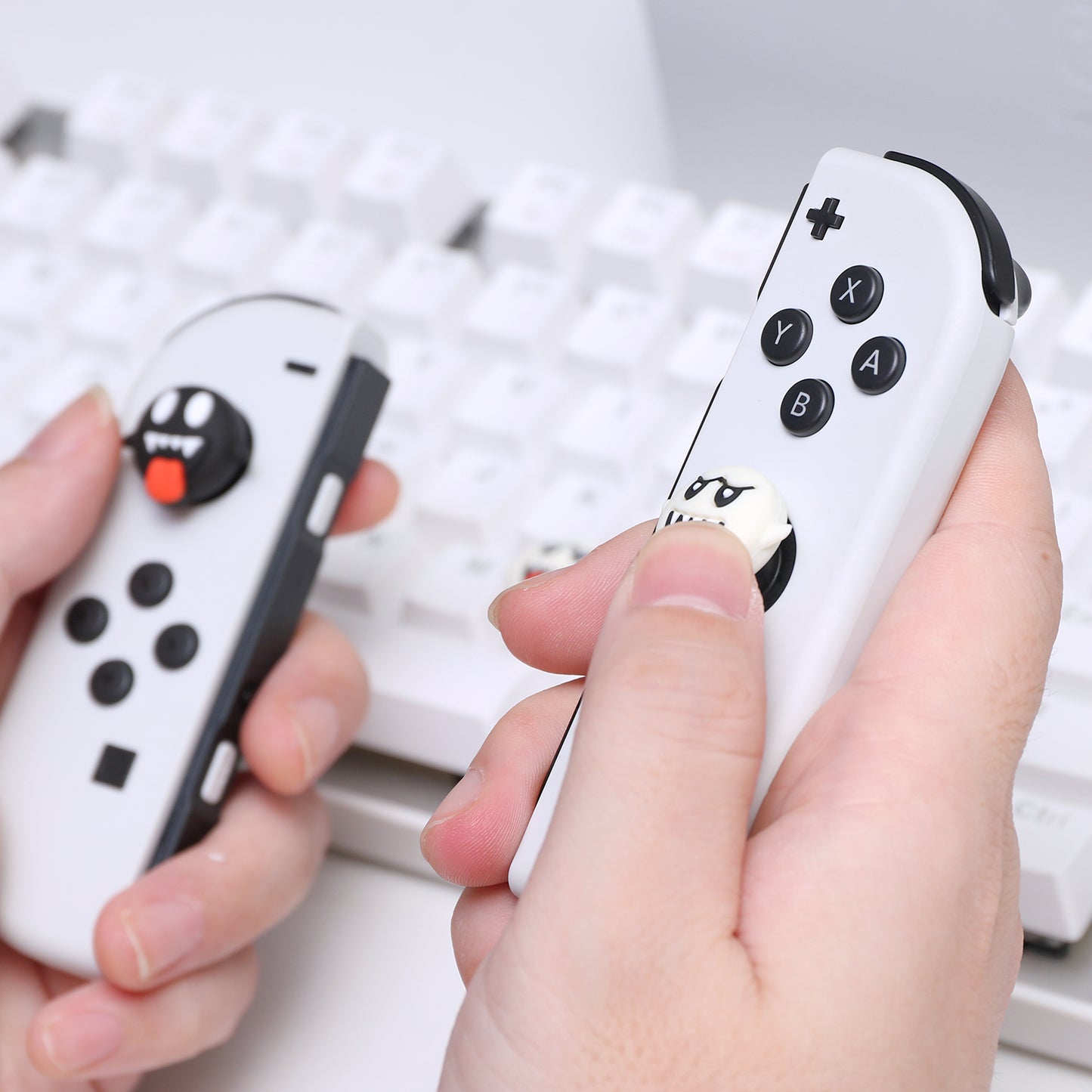 nintendo switch oled thumb grips cute