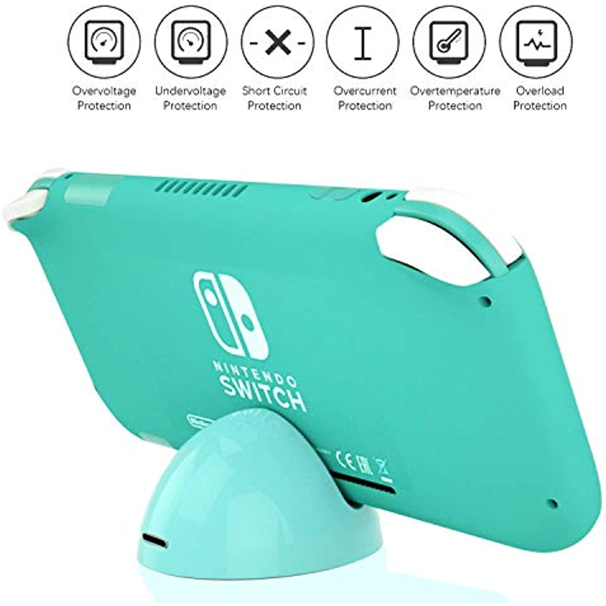 Nintendo Switch lite Animal Crossing Accessories, Nintendo Switch lite Charger Dock and Nintendo Switch lite Cable