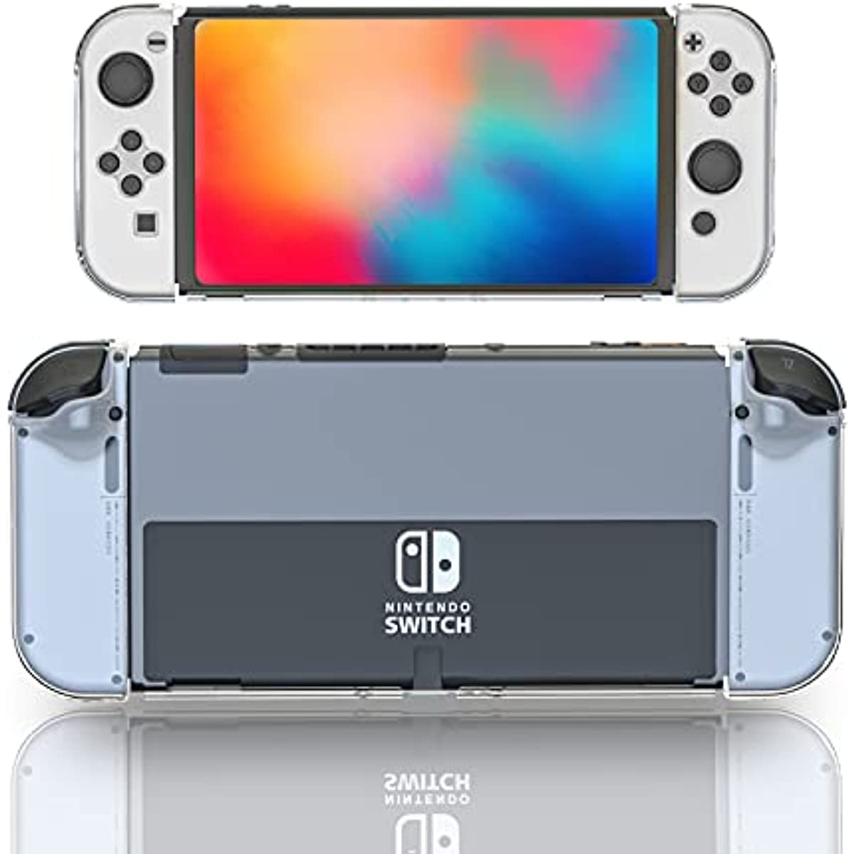 nintendo switch oled case clear