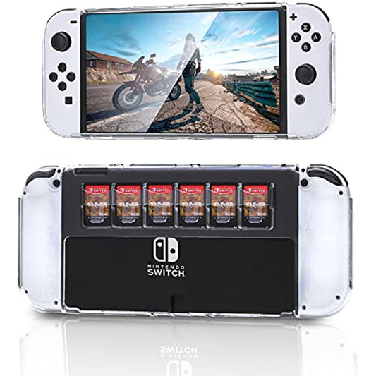 nintendo switch oled case with game slots