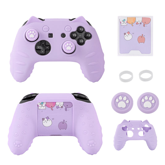 nintendo switch pro controller skin purple