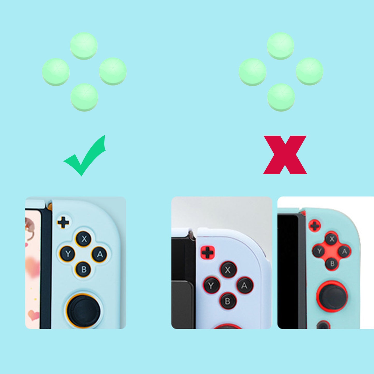 nintendo switch button caps