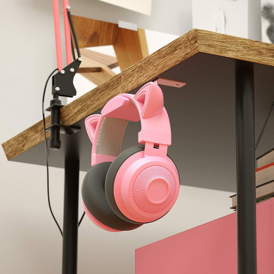 pink headset holder