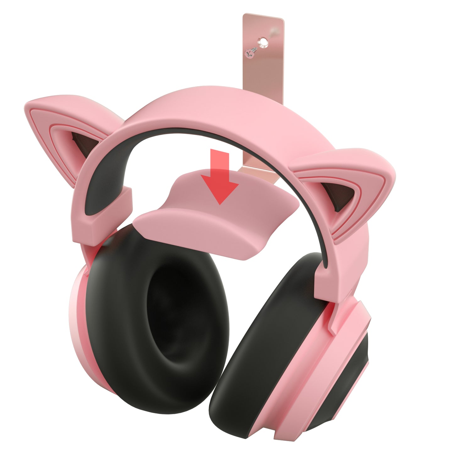 pink headset stand