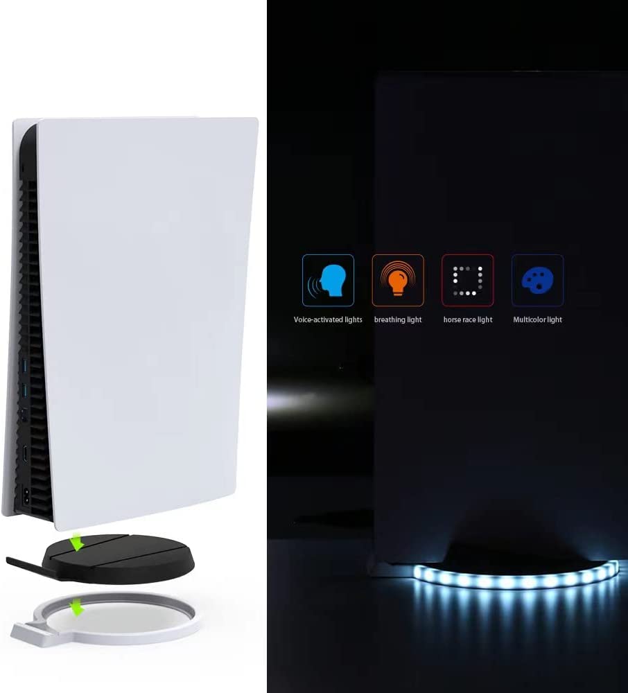 Ps5 Rgb RGB PS5 LED Light Stand, RGB Light Compatible with PS5 Digital and Dis ...
