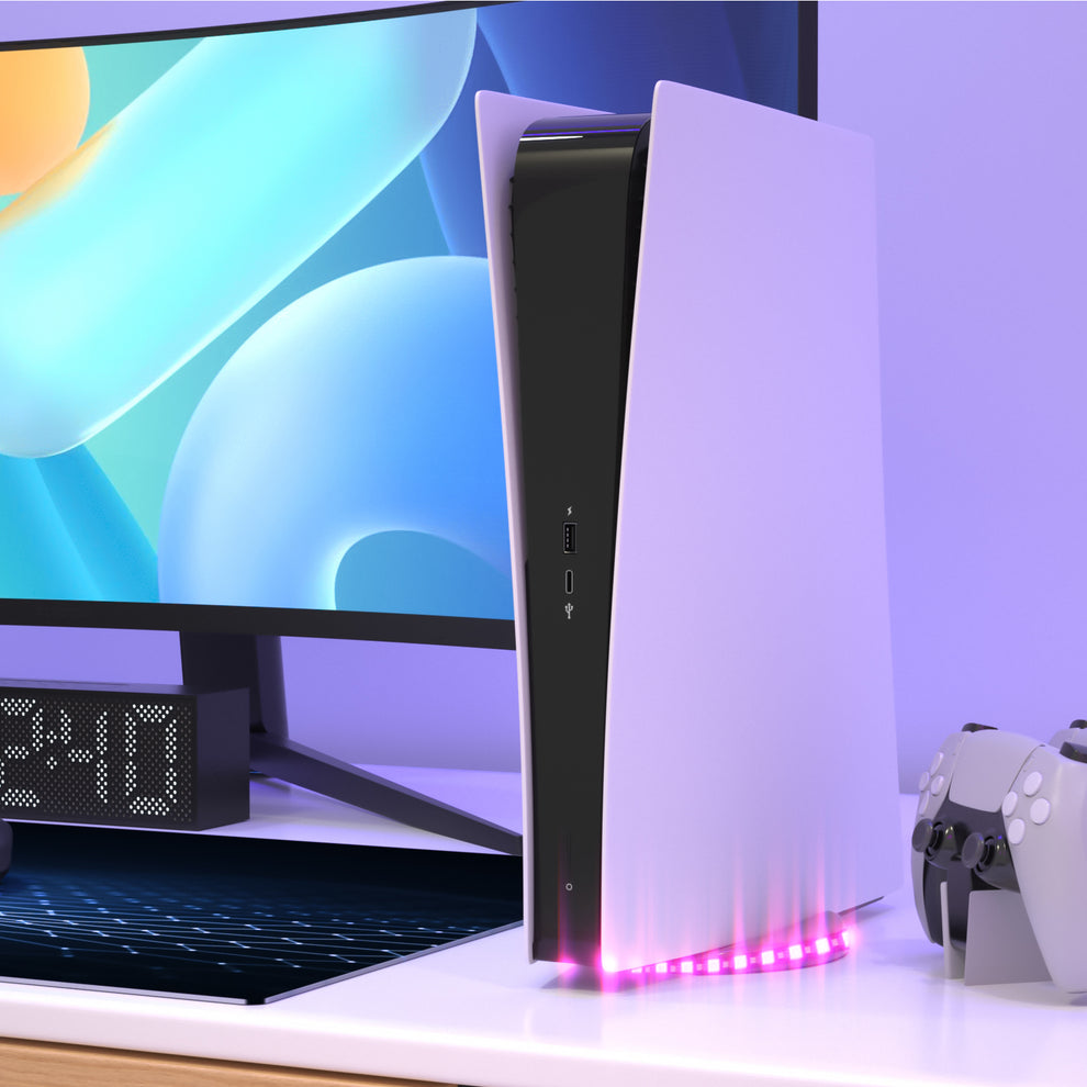 RGB LED Light Strip for Xbox Series X, PS5 LED Light with 8 Colors, US ...