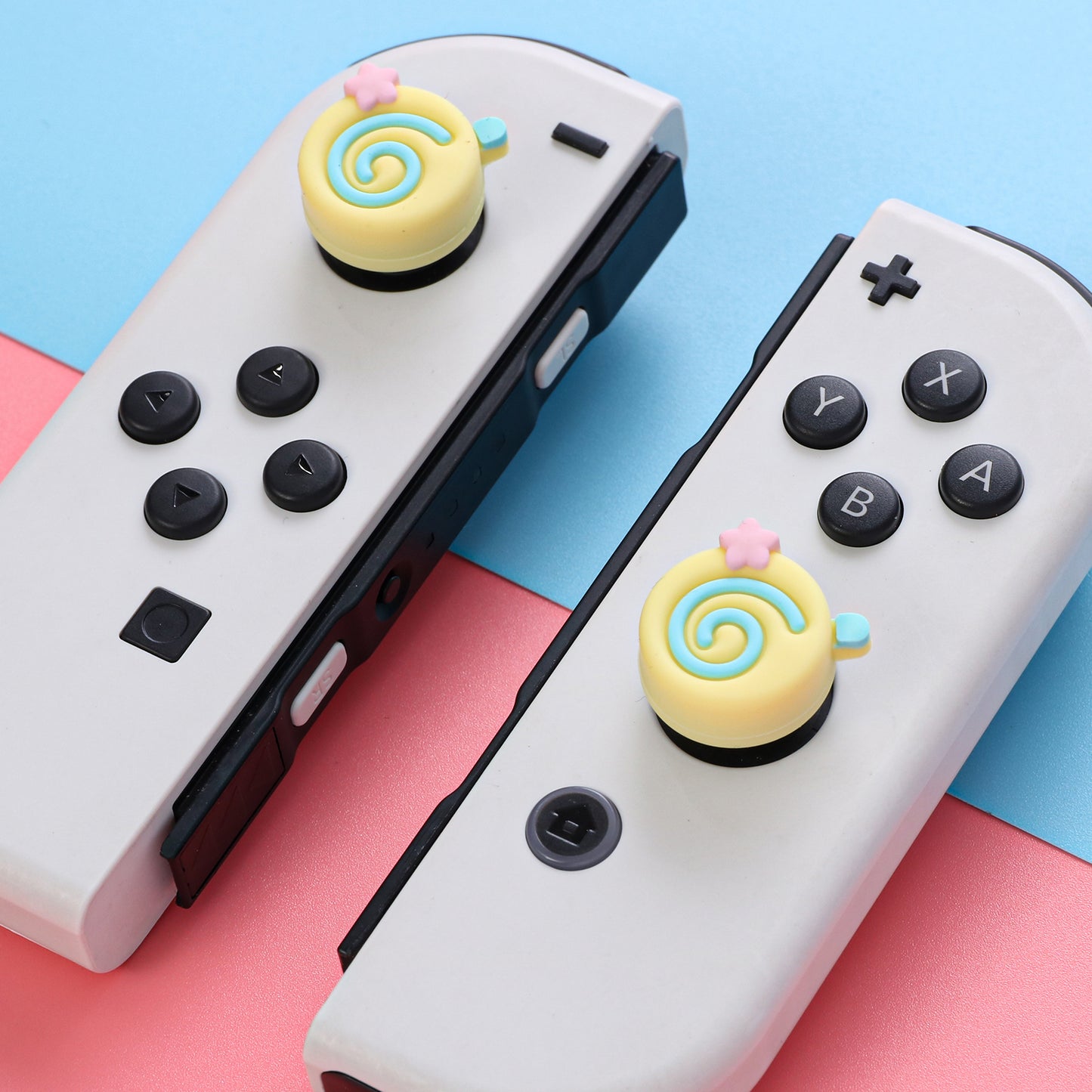 Cute Nintendo Switch Kirby Thumb Grips 4 Pcs