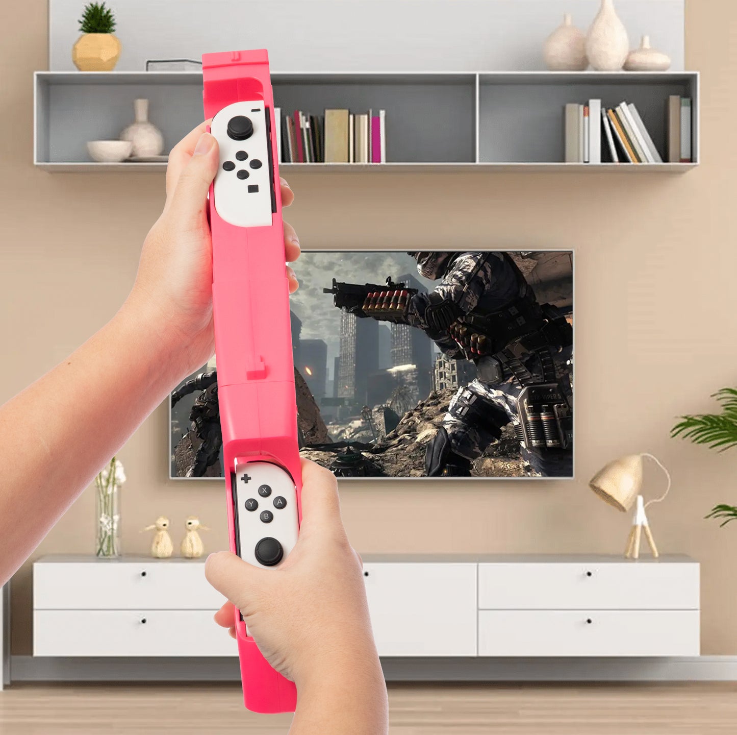 HEATFUN Nintendo Switch Gun Accessory - Pink