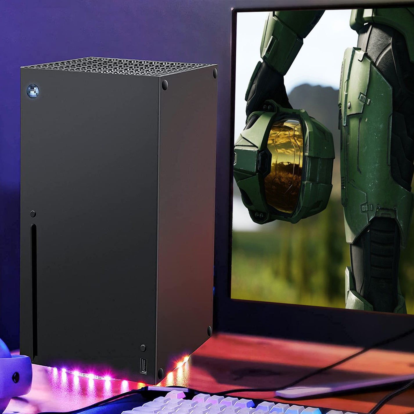 RGB LED Light Strip for Xbox Series X, PS5 LED Light with 8 Colors, US ...